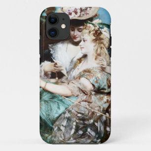 Hans Makart, The love letter (1875) iPhone 11 Case