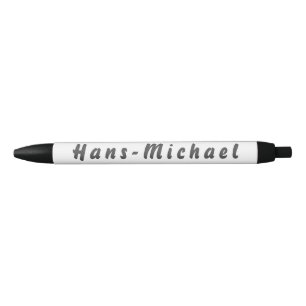 Hans-Michael Kugelschreiber Black Ink Pen