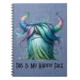 Hans - One-eyed Monster - Custom Spiral Notebook
