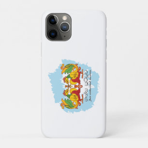 Hansa Puttuwa – Two Entwined Swans iPhone 11 Pro Case