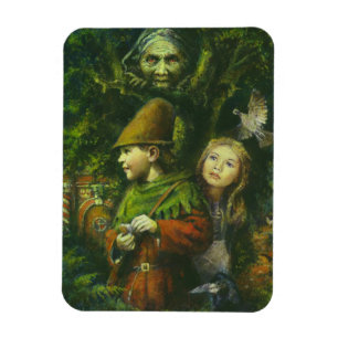 Hansel And Gretel Flexible Fridge Magnet