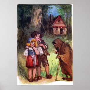 Hansel and Gretel Meet the Witch Poster