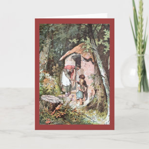Hansel and Gretel with the Wicked Witch Card
