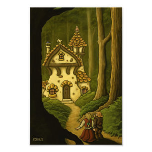 hansel & gretel fairytale photo print