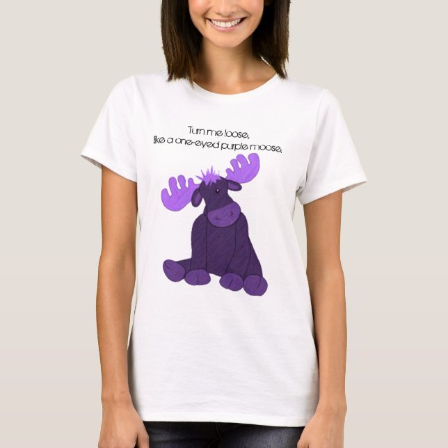 Hanson Purple Moose T-Shirt (Front)