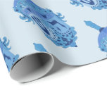 HANUKKAH 30" x 6'   MATTE CARTOON Wrapping Paper<br><div class="desc">HANUKKAH 30" x 6'   MATTE CARTOON Wrapping Paper</div>