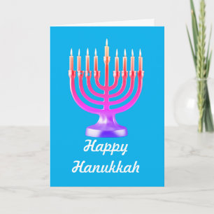 Hanukkah, 5" x 7" Folded Hanukkah Card