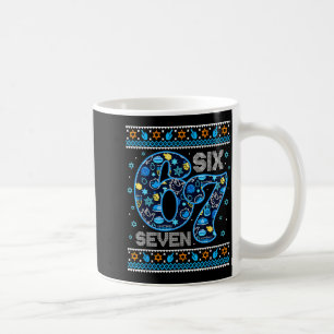 Hanukkah 67 Festive Dreidel Ugly Sweater Jew Six S Coffee Mug