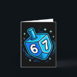 Hanukkah 67 Meme Chanukah Jewish Men Women Kids  Card<br><div class="desc">Hanukkah 67 Meme Chanukah Jewish Men Women Kids</div>