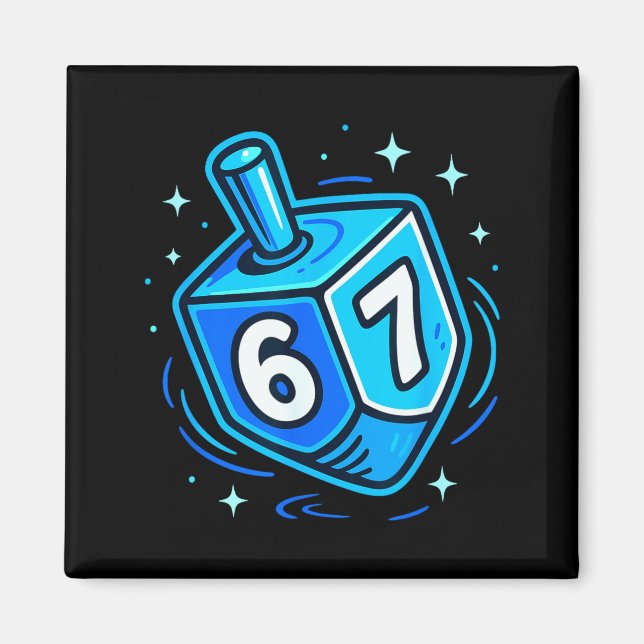Hanukkah 67 Meme Chanukah Jewish Men Women Kids  Magnet (Front)