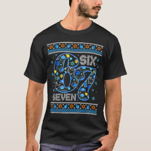 Hanukkah 67 Six Seven Boy Girl Kids 67 Meme Hanukk T-Shirt