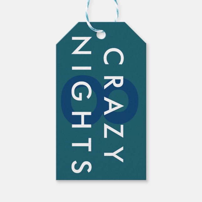 Hanukkah 8 Crazy Nights Gift Tag (Front)
