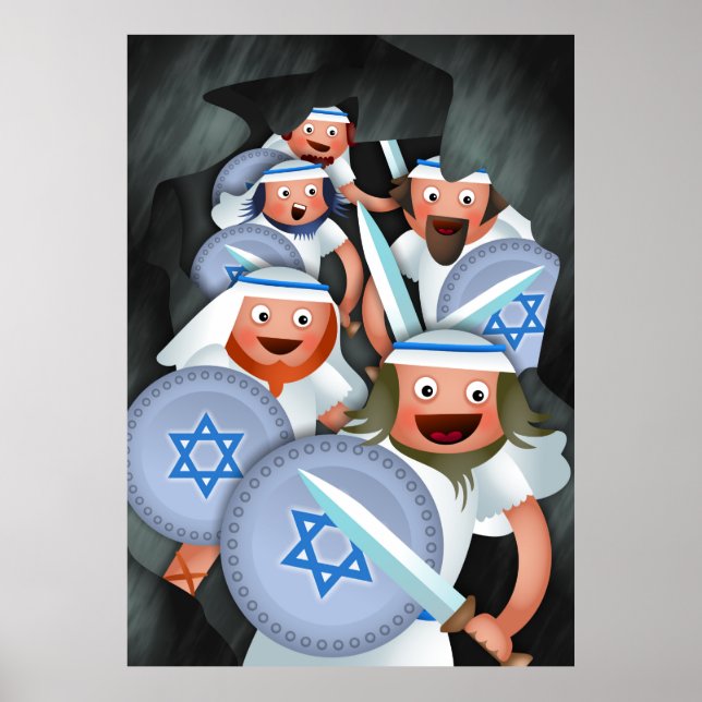 Hanukkah and the Maccabees Poster (Front)