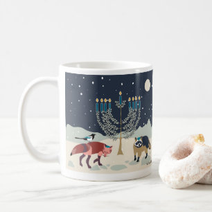 Hanukkah animals Menorah Desert Coffee Mug