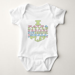 Hanukkah Baby Body Suit "DREIDEL PLAY" Baby Bodysuit