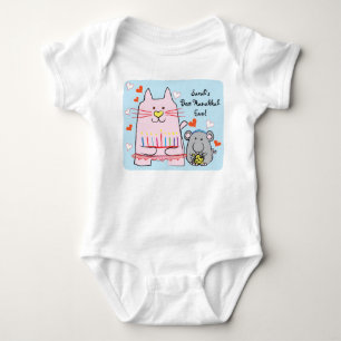 Hanukkah Baby Jersey Body Suit/Cat and Mouse Bodysuit