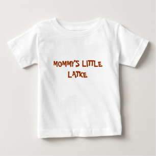 HANUKKAH BABY SHIRT MOMMY'S LITTLE LATKE