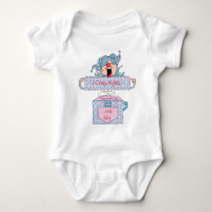 Hanukkah Baby TUTU Pink/Blue "Dreidel in Box" Baby Baby Bodysuit
