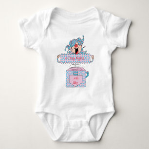 Hanukkah Baby TUTU Pink/Blue "Dreidel in Box" Baby Bodysuit