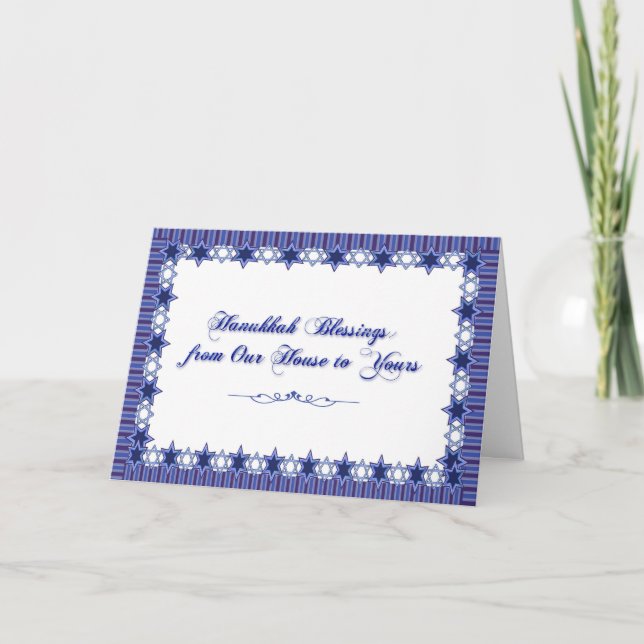 Hanukkah Blessings Card (Front)
