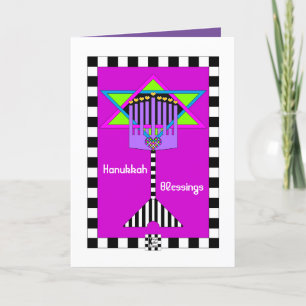 Hanukkah Blessings greeting card