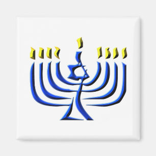 Hanukkah Candles Magnet