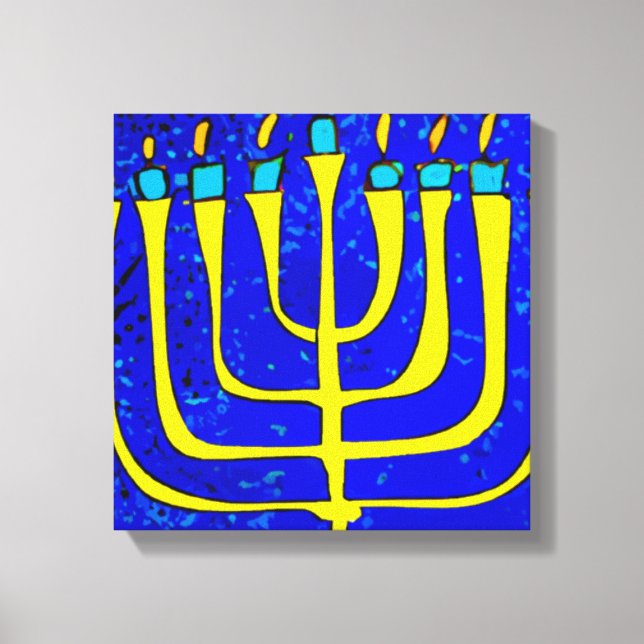 Hanukkah Canvas Print (Front)