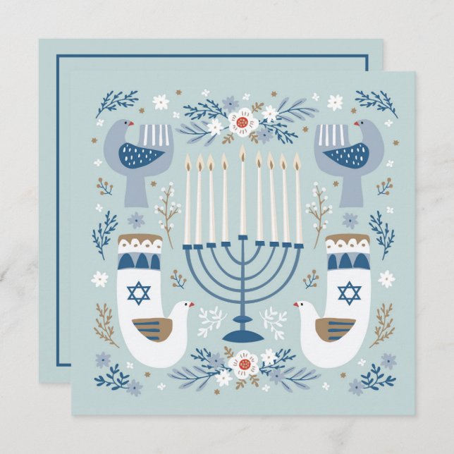 Hanukkah Card (Front/Back)