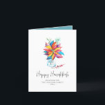 Hanukkah Cards Rustic Colourful Poinsettia<br><div class="desc">These Hanukkah cards feature a colourful watercolor poinsettia in a canning jar. The words "Happy Hanukkah" are set in trendy script typography. Use the template fields to add your custom information. A rustic and festive choice for the holiday season. Unique art and design by Victoria Grigalunas of Do Tell A...</div>