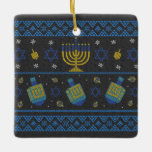 Hanukkah ceramic ornament<br><div class="desc">Happy Hanukkah
Judaism
Hebrew
Jews
hanukkah, jewish, christmas, chanukah, holiday, funny, jew, happy hanukkah, menorah, dreidel, chanukkah, israel, hebrew, star of david, winter, hannukah, holidays, judaism, american flag, birthday, kwanzaa, xmas, movie, cute, womens, nice, festive, jewish christmas, humourous, merry</div>