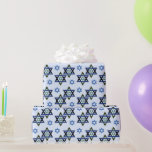Hanukkah, Chanukah, Bar,Bat Mitzvah Star of David Wrapping Paper<br><div class="desc">Hanukkah,  Chanukah,  textured look,  Star of David on light blue background.  Perfect for Bat or Bar Mitzvahs.</div>