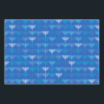Hanukkah Chanukah Chanukkiah Menorah Pattern Blue Wrapping Paper Sheet<br><div class="desc">Hanukkah Chanukah Chanukkiah Menorah Pattern Wrapping Paper. Perfect for the Jewish holidays and to celebrate the festival of lights.</div>