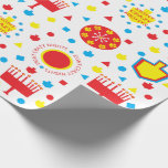 Hanukkah/Chanukah Wrapping Paper Colourful Crazy 8<br><div class="desc">Hanukkah Gift Wrap "Colourful Crazy 8 Nights". Enjoy my newest wrapping paper design. Price varies as you choose between 4 paper types and 5 paper sizes. Thanks for stopping and shopping by. Your business is greatly appreciated. Enjoy! Chag/Happy Chanukah/Hanukkah!!! Media: Matte Wrapping Paper Make sure every gift you give has...</div>