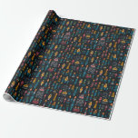 hanukkah chanukkah christmas menorah holiday gift wrapping paper<br><div class="desc">Celebrate the Festival of Lights and the joyous holiday season with our Hanukkah Chanukkah Christmas Menorah Wrapping Paper—a radiant tapestry that captures the essence of Hanukkah traditions, the spirit of Christmas, and the beauty of the menorah's warm glow. Immerse your gifts in a harmonious blend of cultural celebrations, creating a...</div>