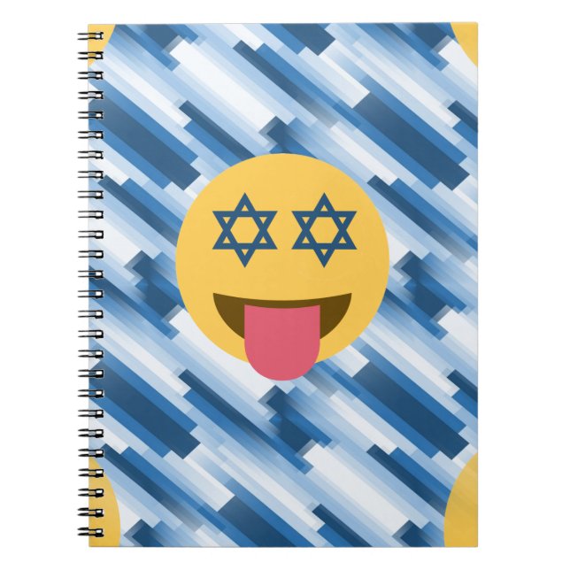 hanukkah chanukkah emoji notebook (Front)