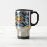 hanukkah chanukkah emoji travel mug<br><div class="desc">chanukka, chanukkah, emoji, funny, hannukah, Hanukkah, hanukkah emoji, hanukkah happy face, happy face, hebrew, holidays, jew, jewish, judaism, star of david, yellow blue, passover, yom Kippur, striped, stripes, blue white, pastel - "star of david""jewish emoji""hanukkah emoji""chanukkah emoji" emoji emoticon "happy face""jewish holidays" "star of david emoji""star of david happy face""rosh...</div>