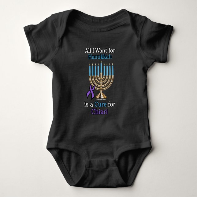 Hanukkah...Chiari Baby Bodysuit (Front)