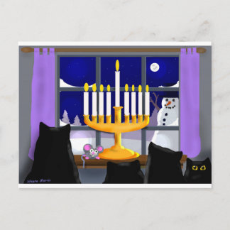 Hanukkah christmas card
