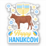 Hanukkah Cow Orah Dreidel Jewish Chanukah Decorati<br><div class="desc">Hanukkah Cow Orah Dreidel Jewish Chanukah Decorations. Perfect design for people who love chicken and farm barn animals and farming. Grab this design as a birthday gift for your grandpa, grandma, dad, mum, wife, husband, sister, or brother. The design is also great for no matter what occasion from christmas, halloween,...</div>