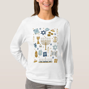 Hanukkah Doodles cute illustrated T-Shirt