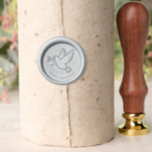 Hanukkah Dove Personalised Wax Seal Stamp<br><div class="desc">Personalise with your text.</div>