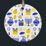 hanukkah dreidel menorah ceramic ornament<br><div class="desc">hanukkah dreidel menorah

"hanukkah dreidel ", dreidel, passover, purim, "hanukkah menorah" , "happy hanukkah" , channuka, channukah, hannukah, Hanukkah</div>