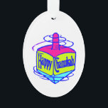 Hanukkah Dreidel Ornament<br><div class="desc">Dreidel,  dreidel,  dreidel we made it just for you on Chanukah gifts and gift ideas for the holidays.</div>