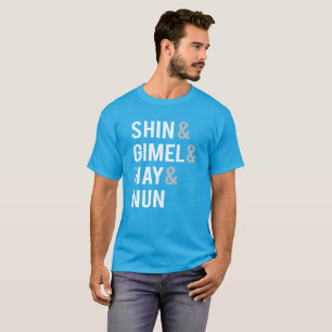 Hanukkah Driedel Shin Gimel Hay Nun T-Shirt