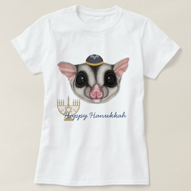 Hanukkah Edition Sugar Glider T-Shirt (Design Front)