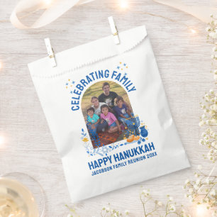HANUKKAH FAMILY REUNION Customisable Photo  Favour Bag