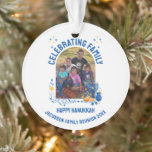 HANUKKAH FAMILY REUNION Customisable Photo  Ornament<br><div class="desc">Customisable Photo HANUKKAH FAMILY REUNION Acrylic Ornament. Ideal favour gift for your family members and guests at your special event. Upload your family photo and personalise with your name or other text. Matching gifts,  apparel and party supplies available.</div>