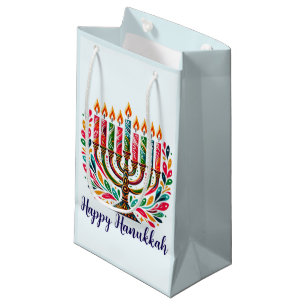 Hanukkah Festival Of Lights Small Gift Bag