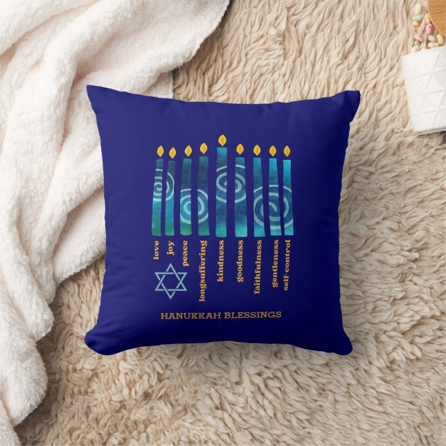 HANUKKAH Fruit of the Spirit Cushion (Blanket)