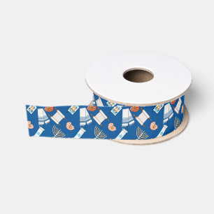 Hanukkah Fun Ribbon Grosgrain Ribbon